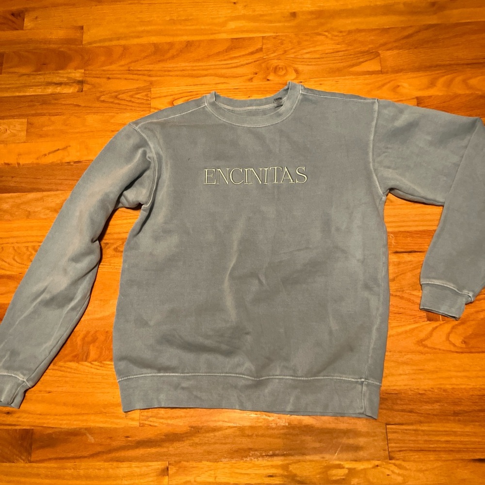 Blue sweatshirt